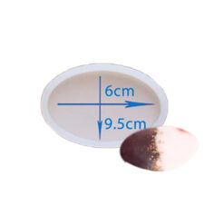 كوستر بيضاوي سادة 10cm*6cm