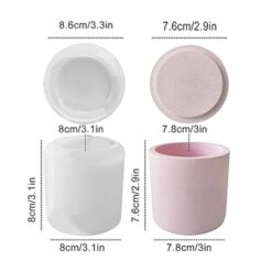 علبه بوت مدور سادة 8cm