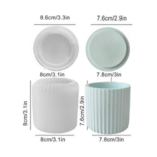 علبه بوت مدور مضلع 8cm