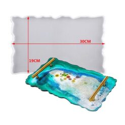 صينية مستطيل عشوائي كود 59 30cm*19cm