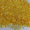 استراس اصفر شفاف مقاس 16
